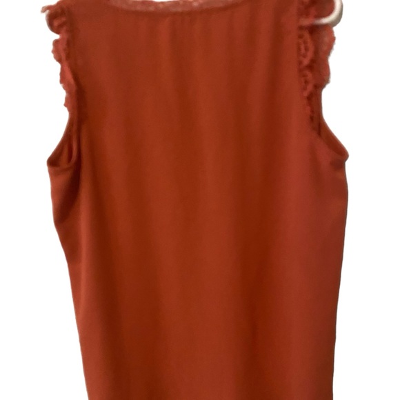 Boutique women’s sleeveless lace trim top size xl NWT - Picture 2 of 6